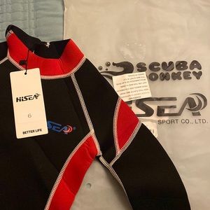 Kids wet suit, new with tags. HiSea from Scuba Donkey